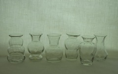 #4227, 4228, 4229, 4230, 4231, 4232 Favor Vase, Crystal, 1933-1944
